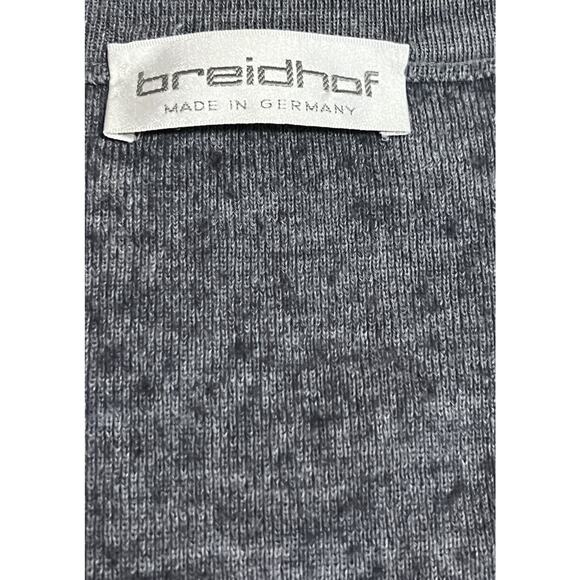 Vintage Breidhof Germany Gray Sweater Vest Men's XL Grandpacore Grandpa - Picture 2 of 3